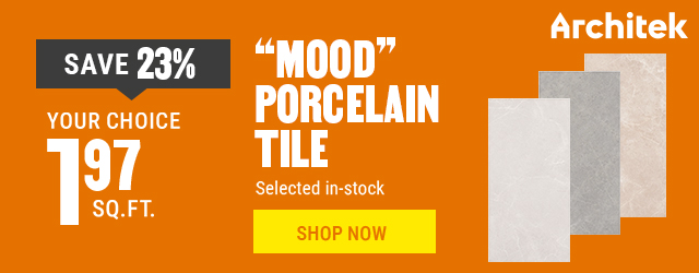 Save 23% on Mood procelain tile - Potvin & Bouchard