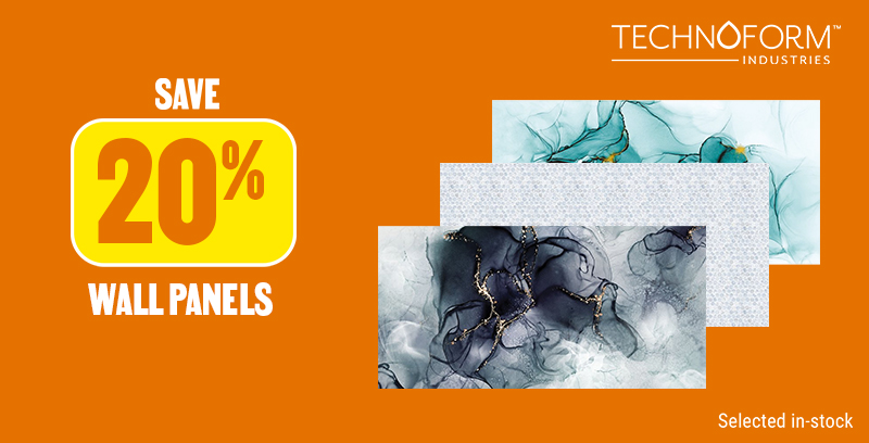 Save 20% on Wall panels