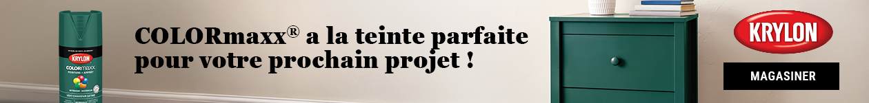COLORmaxx a la teinte parfaite pour votre prochain projet!