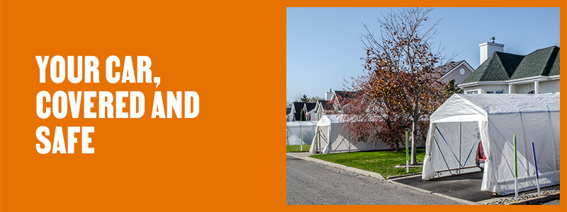 Shop all outdoor car shelters available at Potvin & Bouchard